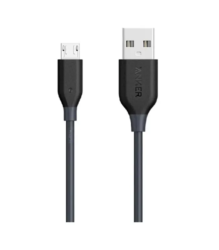 Anker PowerLine A8132 USB to MicroUSB 0.9m Charging Data Cable کابل 0.9 متری تبدیل USB به MicroUSB انکر مدل PowerLine A8132 - Image 1
